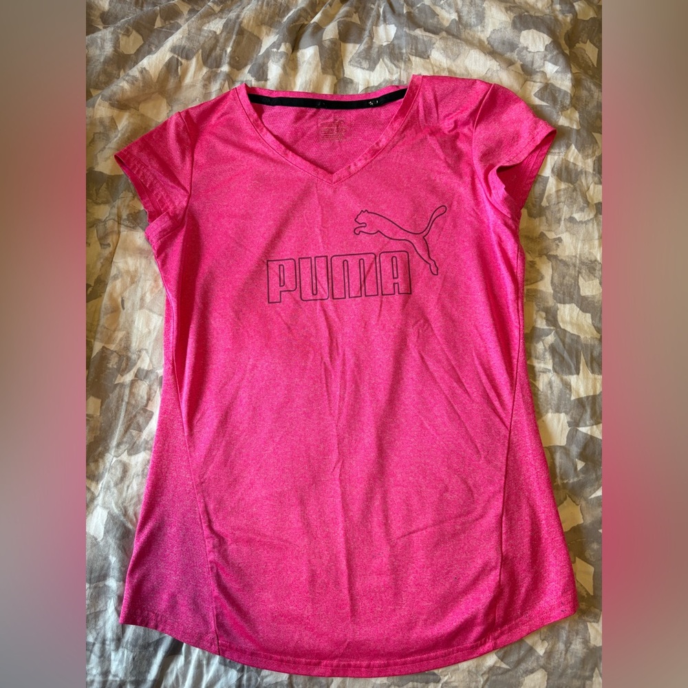 Puma Fuchsia Performance Tee